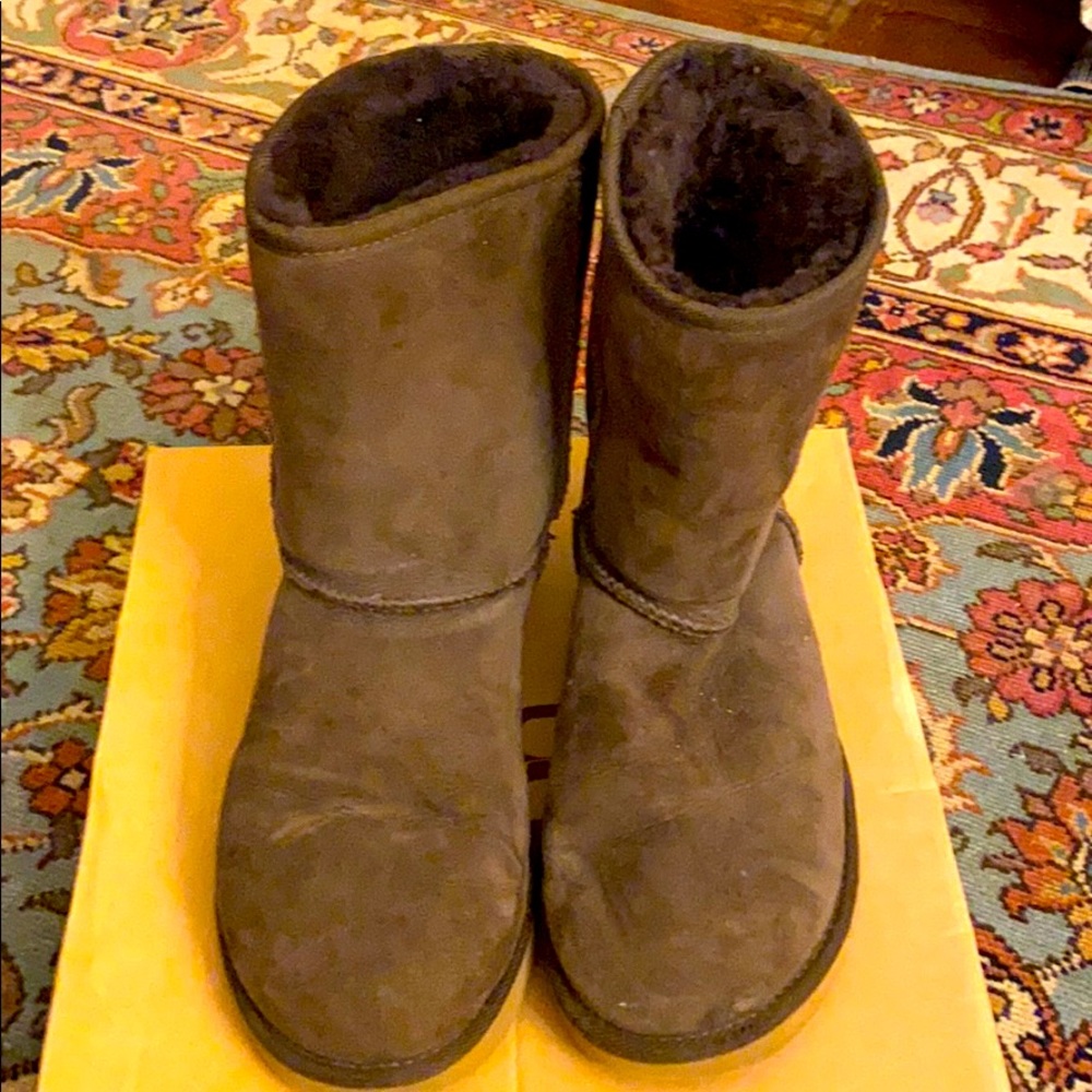 Ugg Classic Short boot in chocolate color